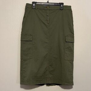 Nicole Miller Olive Pencil Skirt